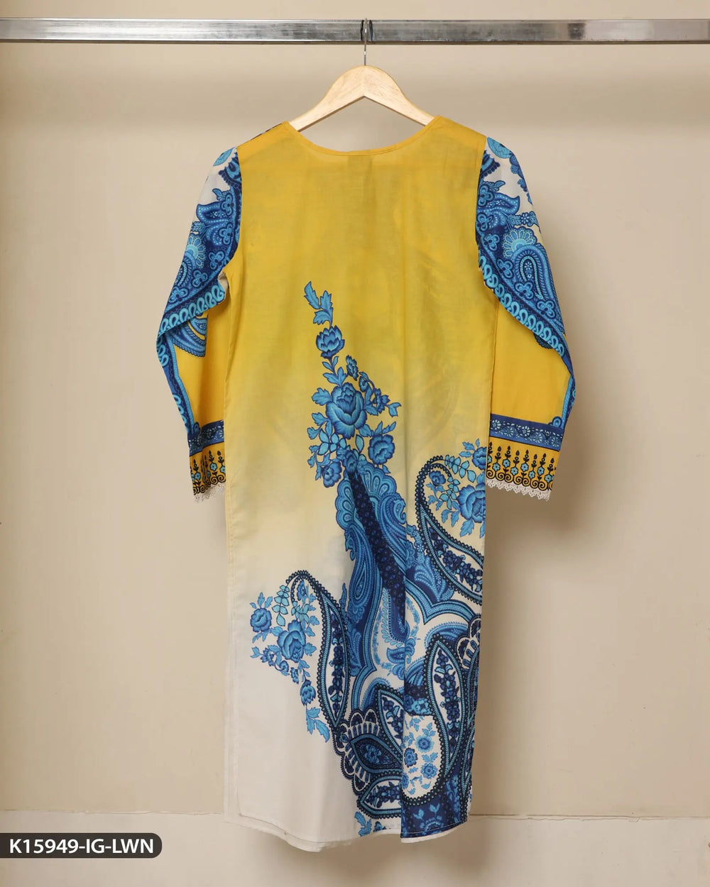 Printed Lawn Shirt | 15949-IG-LWN Sha Posh Textile