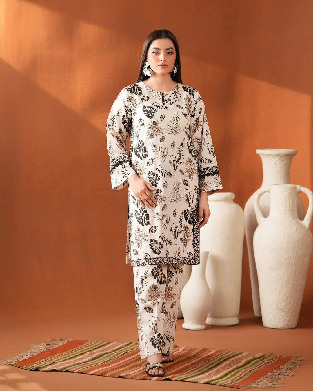Unstitched Cambric Cotton | UNFF0131 Sha Posh Textile