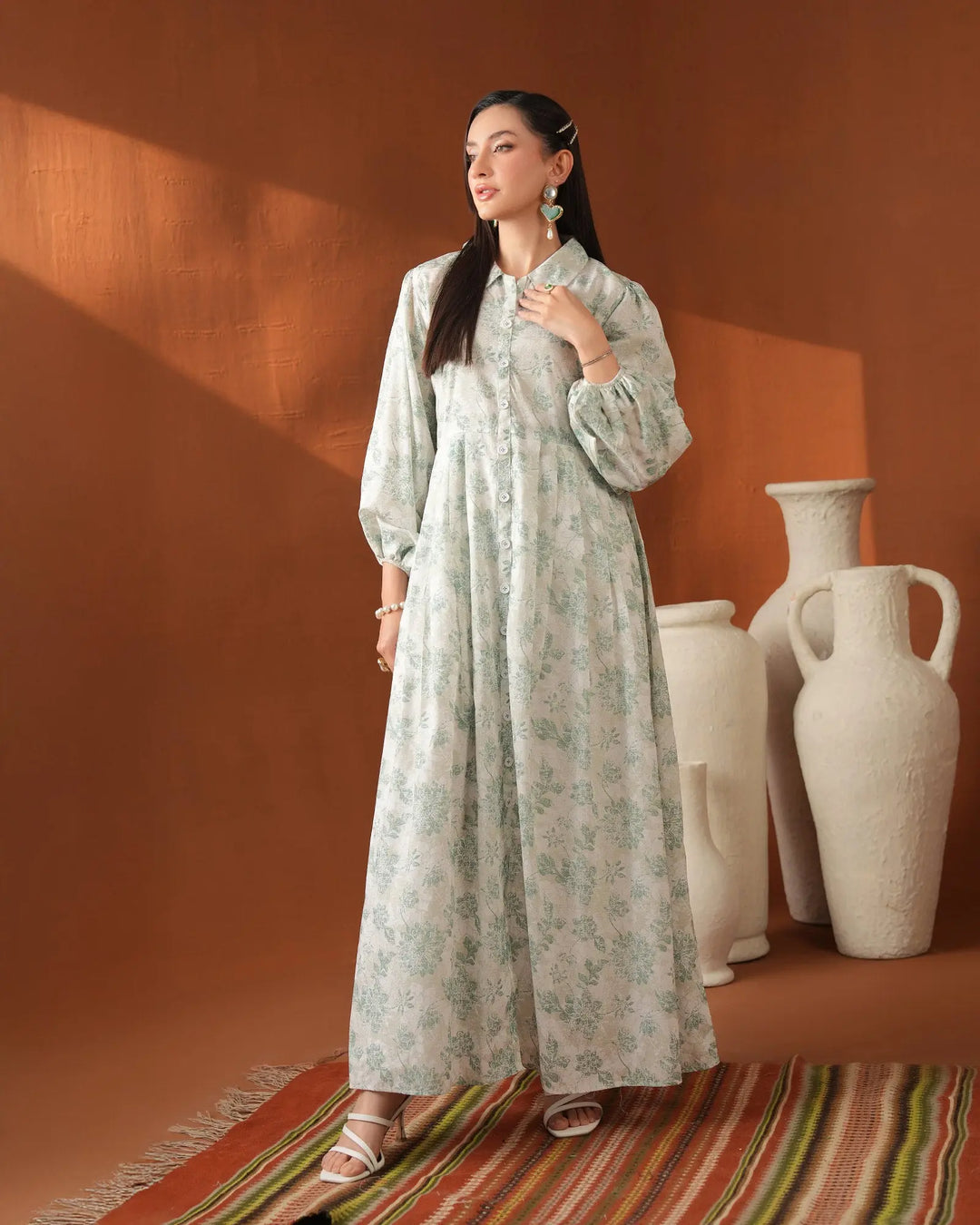 Unstitched Cambric Cotton | UNFF050 - Sha Posh Textile