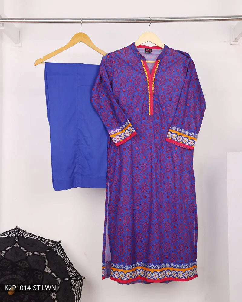 2 Piece Printed Lawn Suit | 1014-ST-LWN ShaPosh Textile