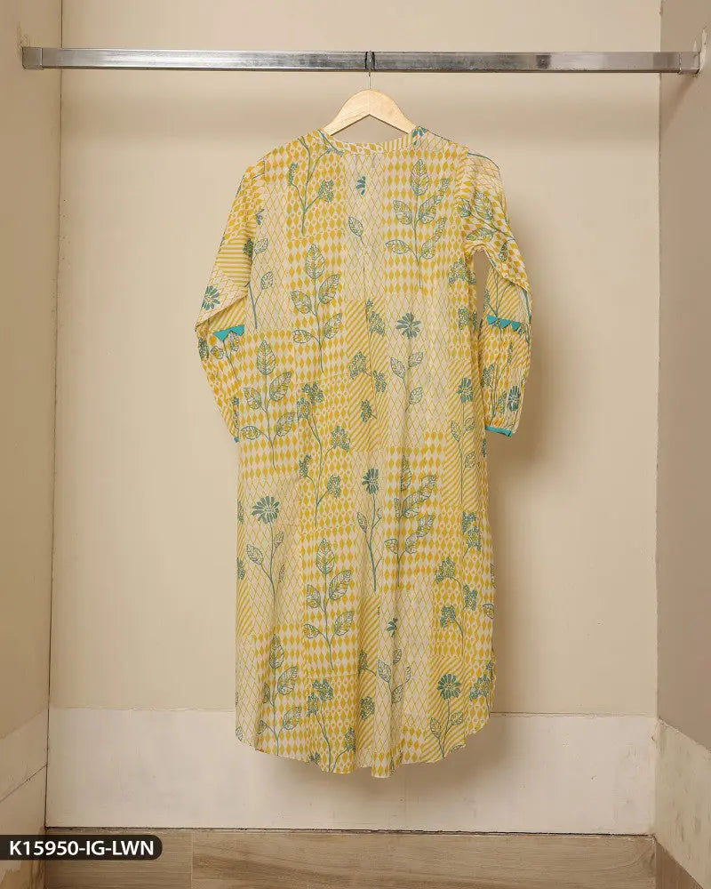 Printed Lawn Shirt | 15950-IG-LWN ShaPosh Textile