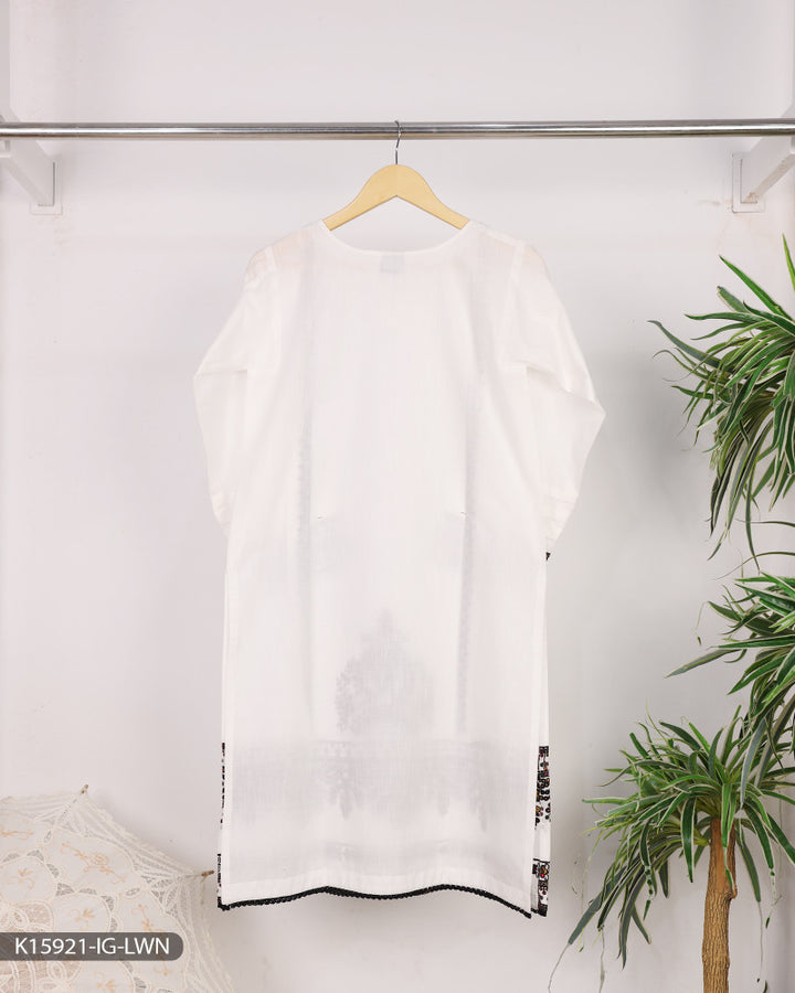 Cotton Embroidered Shirt | 15921-IG-S.CT