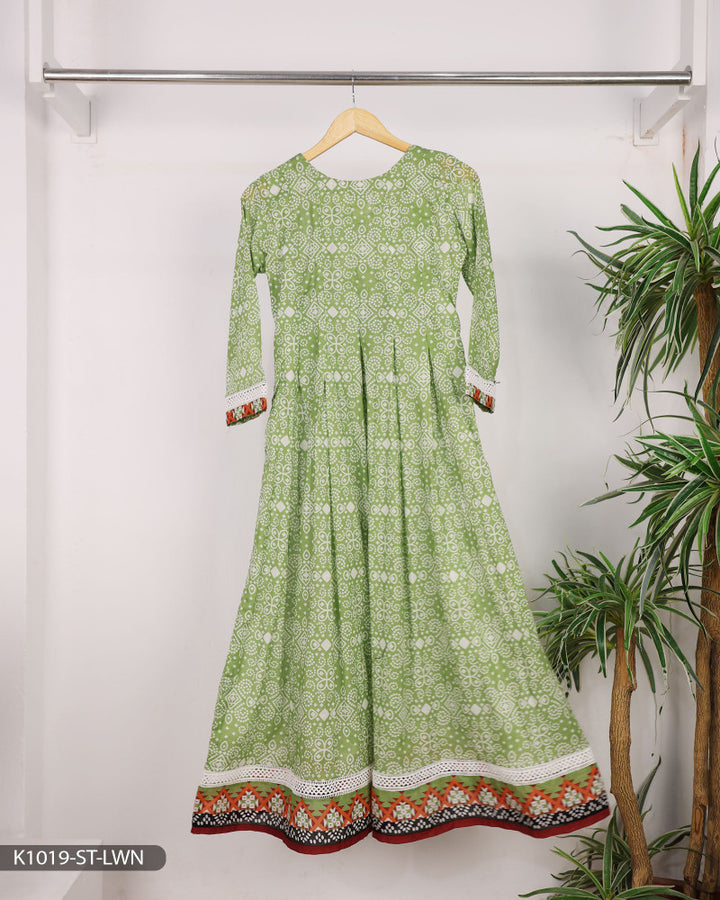 Lawn Printed Frock | 1019-ST-LWN